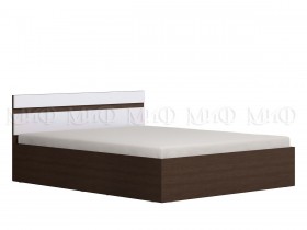 Ким кровать 1,4 (Венге/белый глянец) в Орле - oryol.katalogmebeli.com | фото