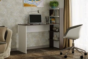Компьютерный стол №3 (Венге/Белый) в Орле - oryol.katalogmebeli.com | фото