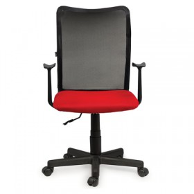 Кресло BRABIX Spring MG-307 (красно-черный) в Орле - oryol.katalogmebeli.com | фото 2