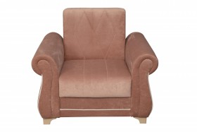 Кресло для отдыха "Порто" (велюр киви корица / микровельвет крем) в Орле - oryol.katalogmebeli.com | фото 8