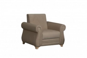 Кресло для отдыха "Порто" (велюр киви латте / микровельвет крем) в Орле - oryol.katalogmebeli.com | фото 1