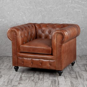 Кресло кожаное Лофт Честер (кожа) в Орле - oryol.katalogmebeli.com | фото