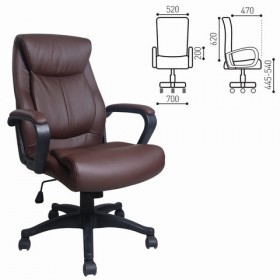 Кресло офисное BRABIX Enter EX-511 (коричневый) в Орле - oryol.katalogmebeli.com | фото 1