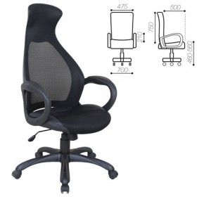 Кресло офисное BRABIX Genesis EX-517 (черное) в Орле - oryol.katalogmebeli.com | фото