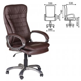 Кресло офисное BRABIX Omega EX-589 (коричневое) в Орле - oryol.katalogmebeli.com | фото
