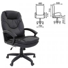Кресло офисное BRABIX Trend EX-568 (черный) в Орле - oryol.katalogmebeli.com | фото