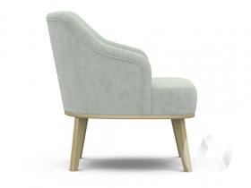 Кресло отдыха Комфорт-5 низкая спинка (бесцветный лак/FRESCA BRILLIANT) в Орле - oryol.katalogmebeli.com | фото 2