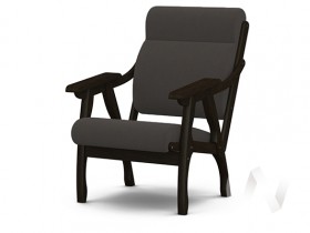 Кресло Вега-10 (венге лак/ULTRA GRAFIT) в Орле - oryol.katalogmebeli.com | фото