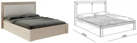 Кровать 1,6 Глэдис (М32) с подъемным механизмом Распродажа в Орле - oryol.katalogmebeli.com | фото 2