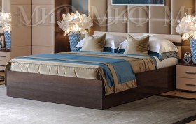 Кровать Нэнси 1,4м (Венге/капучино глянец) в Орле - oryol.katalogmebeli.com | фото