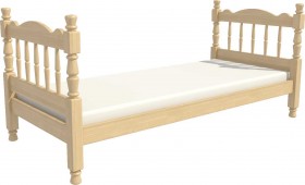 Кровать одинарная Аленка из массива сосны 800*1890 Сосна в Орле - oryol.katalogmebeli.com | фото 3