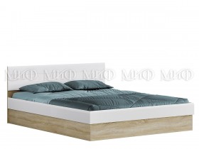 Кровать с подъемным механизмом 1,4 спальня Фортуна (Дуб сонома/белый глянец) в Орле - oryol.katalogmebeli.com | фото