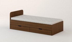 Кровать с ящиками 900 (Орех темный) в Орле - oryol.katalogmebeli.com | фото
