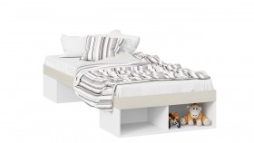 Кровать «Сканди»  Дуб Гарден/Белый в Орле - oryol.katalogmebeli.com | фото