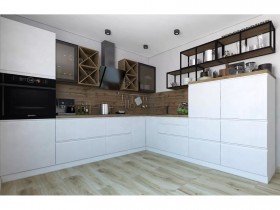Модульная кухня Бронкс 1,8 м (Кварц) в Орле - oryol.katalogmebeli.com | фото 5