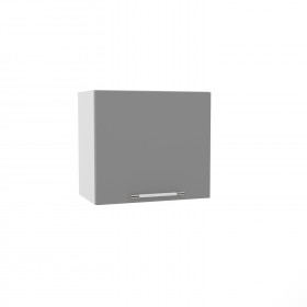 Квадро ВПГ 500 шкаф верхний горизонтальный высокий (Ваниль кожа/корпус Серый) в Орле - oryol.katalogmebeli.com | фото