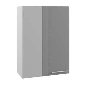 Квадро ВПУ 650 шкаф верхний угловой высокий (Железо/корпус Серый) в Орле - oryol.katalogmebeli.com | фото