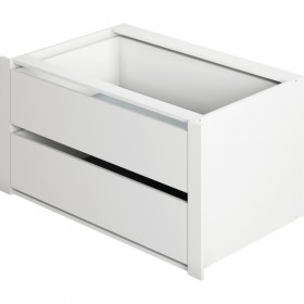 Модуль с ящиками для шкафа 600 Белый снег в Орле - oryol.katalogmebeli.com | фото