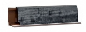 Плинтус LB-37, L=3000мм, каньон (черный) в Орле - oryol.katalogmebeli.com | фото