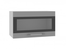 Ройс ГПГСФ 600 Шкаф верхний горизонтальный (Графит софт/корпус Серый) в Орле - oryol.katalogmebeli.com | фото