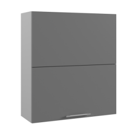 Ройс ПГПМ 800 Шкаф верхний Blum Aventos HF (Графит софт/корпус Серый) в Орле - oryol.katalogmebeli.com | фото