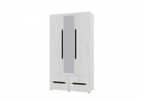 Шкаф 3-х створчатый с ящиками и зеркалом Вега (Прованс) в Орле - oryol.katalogmebeli.com | фото