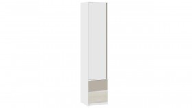 Шкаф для белья комбинированный «Сканди» Дуб Гарден/Белый/Глиняный серый в Орле - oryol.katalogmebeli.com | фото