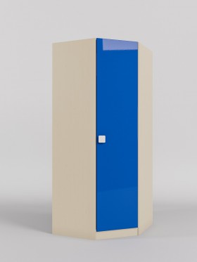 Шкаф угловой (угловая секция) Скай люкс (Синий/корпус Клен) в Орле - oryol.katalogmebeli.com | фото