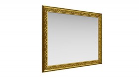 Зеркало навесное "Айрум"/(дуб кальяри / профиль: золото с орнаментом) в Орле - oryol.katalogmebeli.com | фото